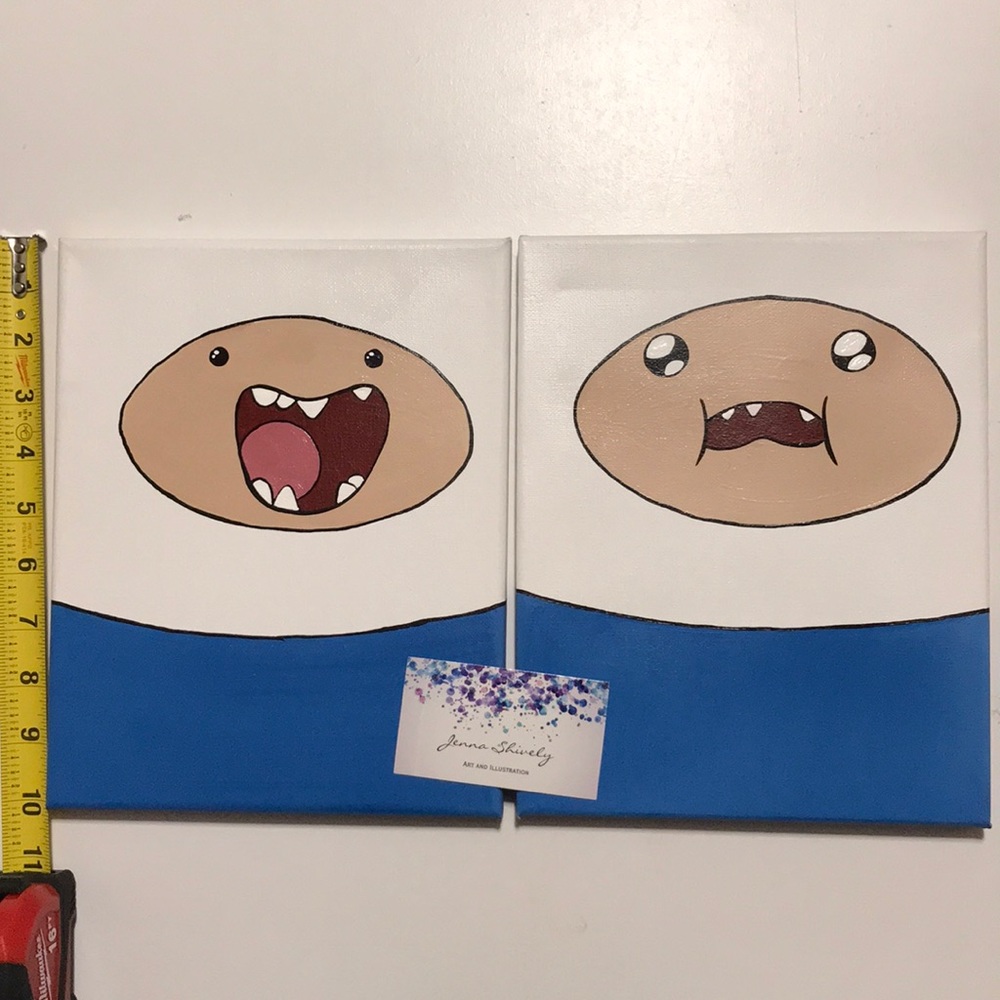 Adventure Time Hand Painted Wall Art
